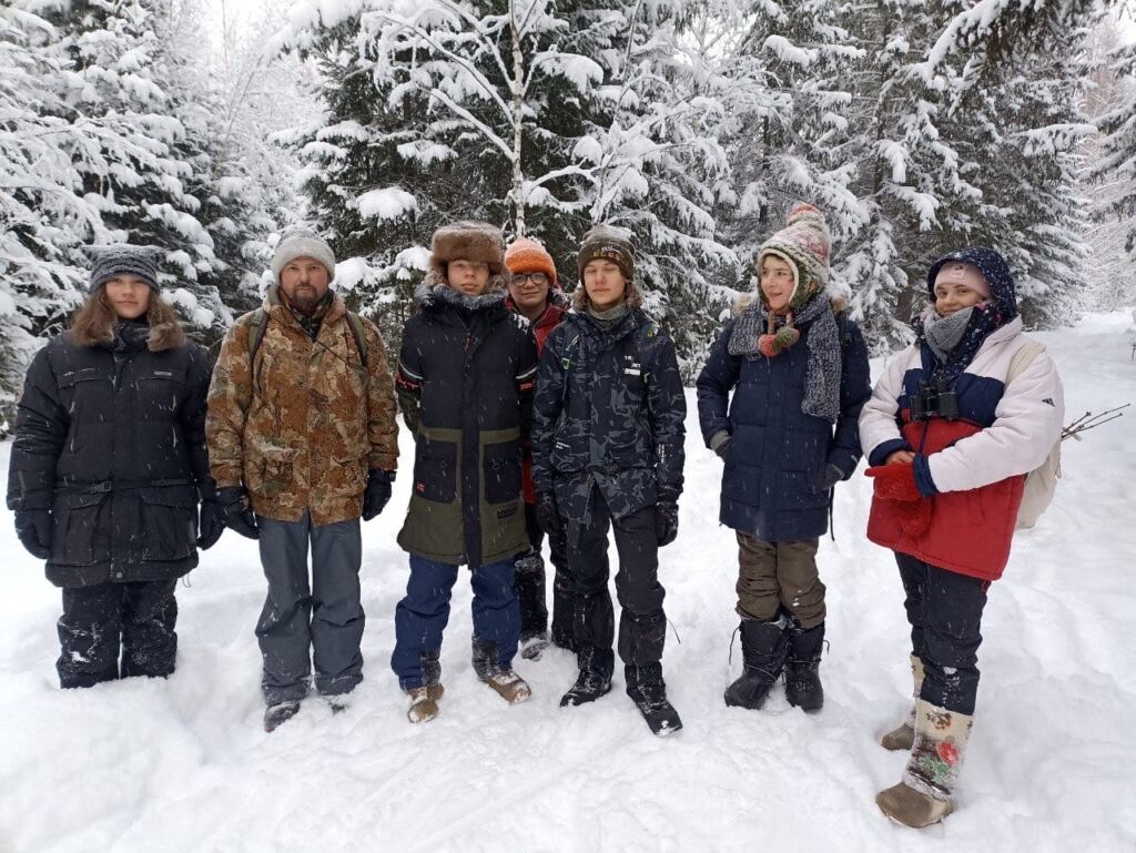 Школьники нашли следы рыси и благородного оленя в заказнике «Кузьминский»