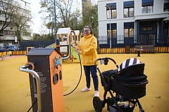 Детская площадка на Шереметьевской служит познанию окружающего мира