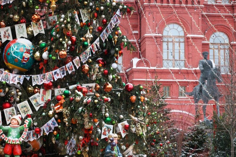 декабрь, новый год 2026, Манежная площадь, Фото Ярослава Чингаева / агентство «Москва»