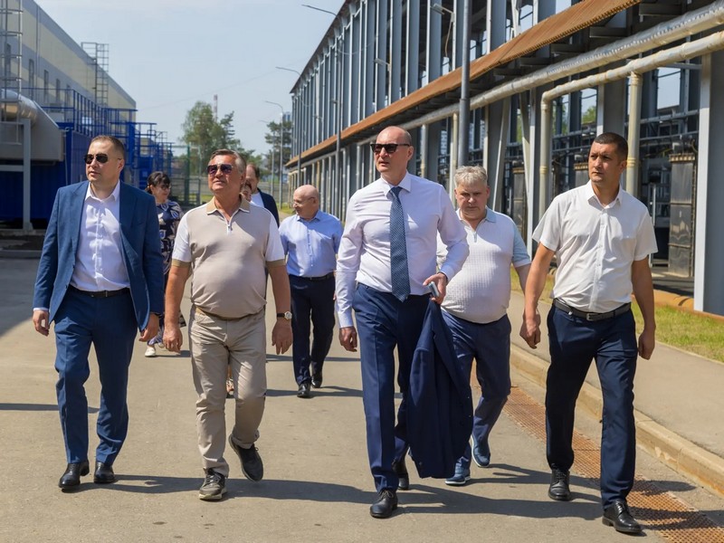 Делегация департамента ЖКХ посетила реконструированные очистные сооружения