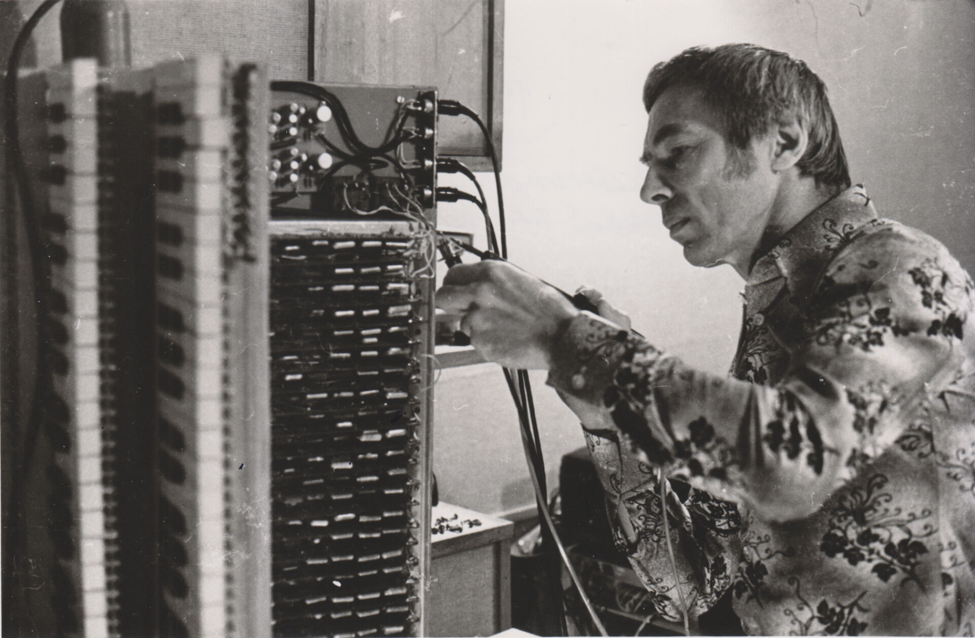 В моей студии перед записью, 1977 год