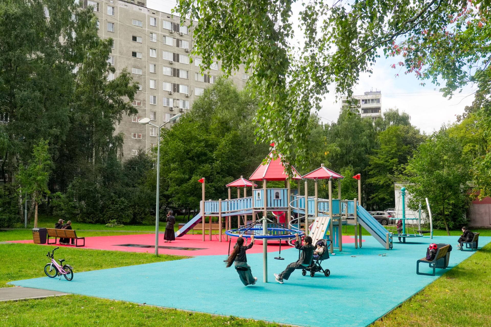 игровые площадки открыли в Очакове-Матвеевском Фото: Комплекс городского хозяйства Москвы