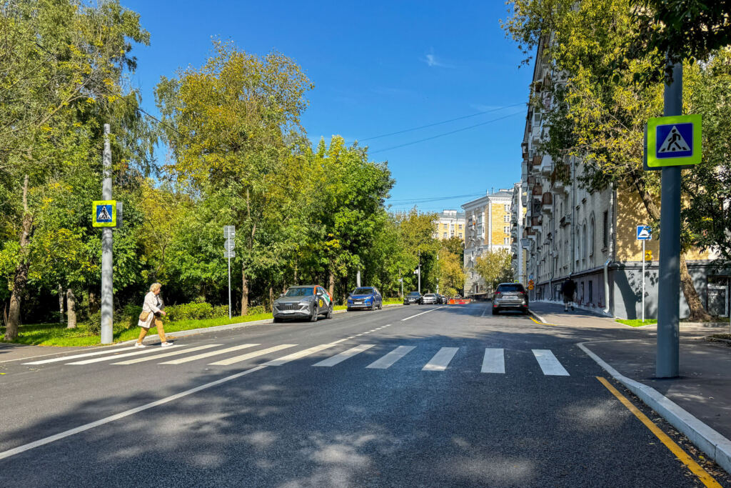 улица Сальвадора Альенде, ремонт дороги, благоустройство. Фото КГХ