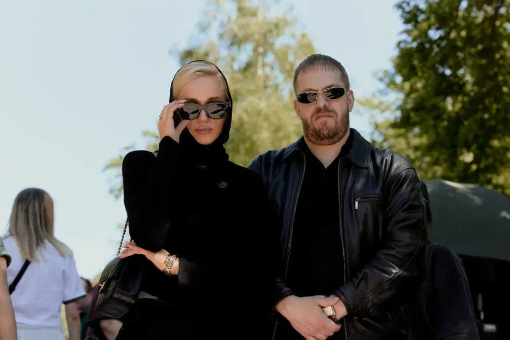 На съемках сериала Чужой огород (копирайт НТВ-Иви)