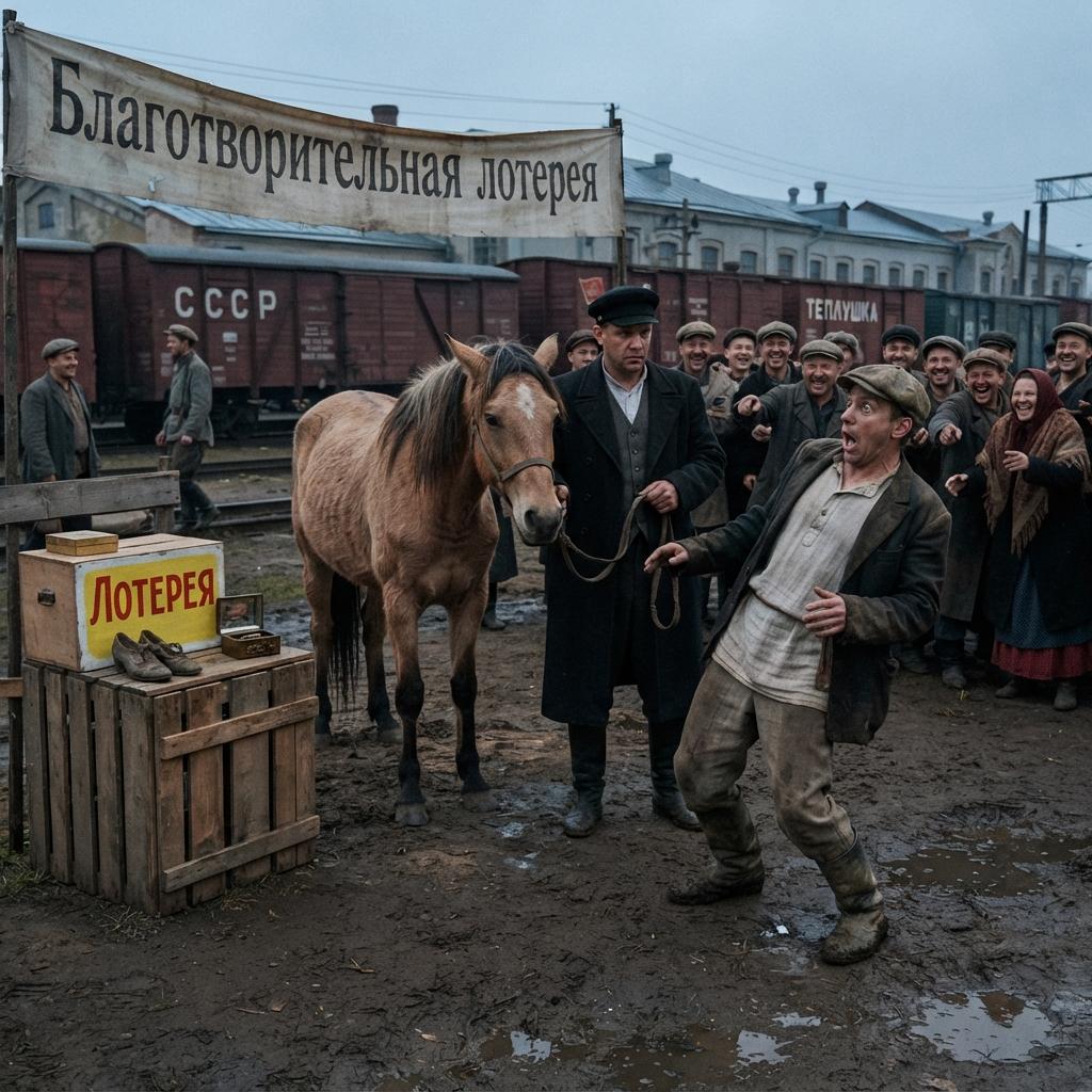 выигрыш лошади. Фото сгенерировано нейросетью