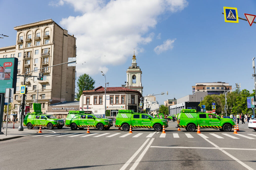 перекрытие движения в цао. Фото: GUCODD.MOS.RU