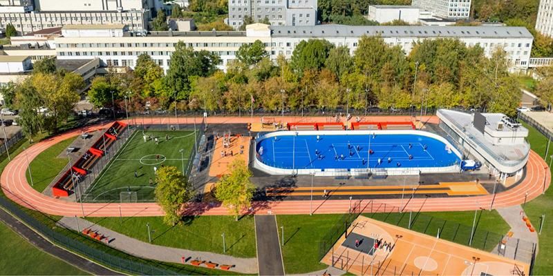 спортивный кластер на улице садовники. Фото mos.ru