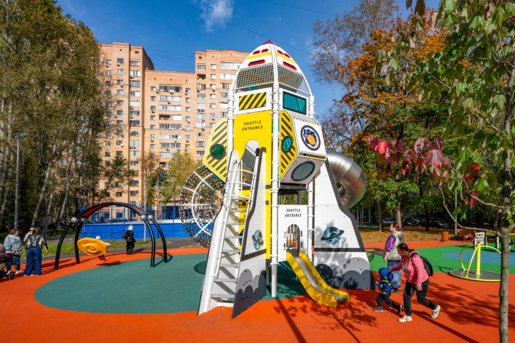 Новогиреево, детская площадка, фото КГХ