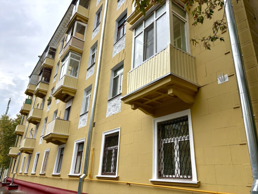 Капитальный ремонт дома 24 в Стрельбищенском переулке, фото фкр