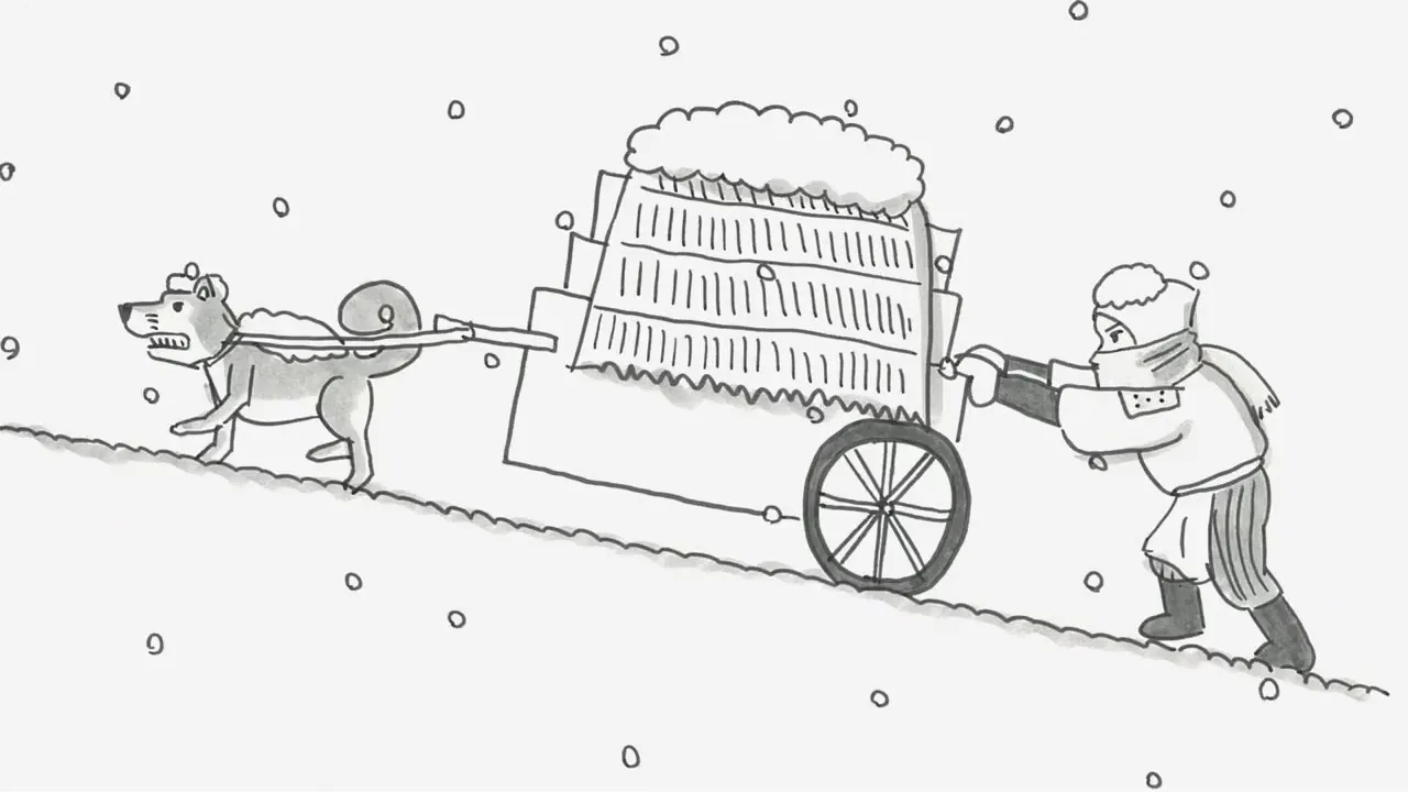 Узы новогодней открытки