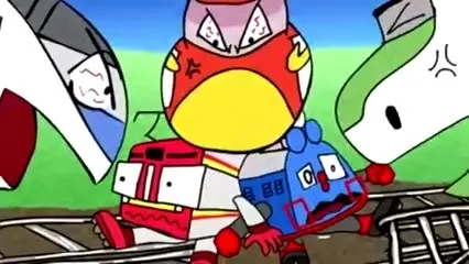 Train Heroes Honjitsu mo Spin Out! Indonesia-hen