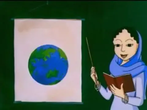 Деревня Мины и река