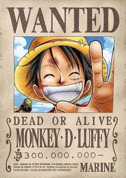 Монки Д. Луффи Wanted