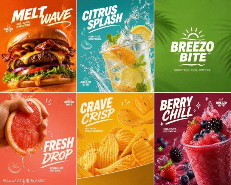 Промпт для создания кинопостера BREEZO BITE