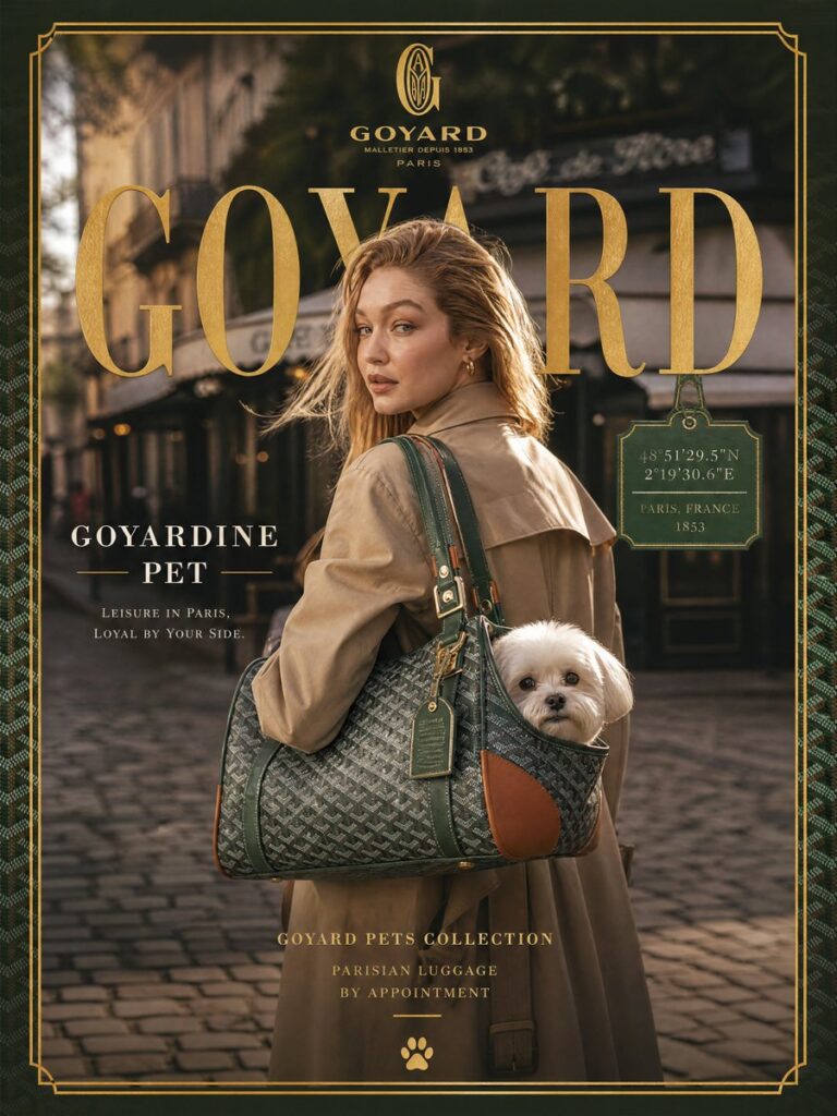 Промпт для создания кинопостера в стиле Parisian street luxury