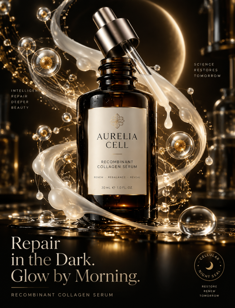 Промпт для генерации изображений: премиальная косметика AURELIA CELL