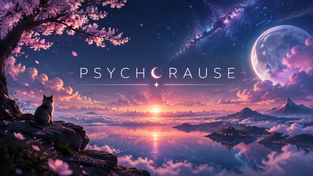 Промпт для генерации изображений баннера Psychorause в мечтательном стиле