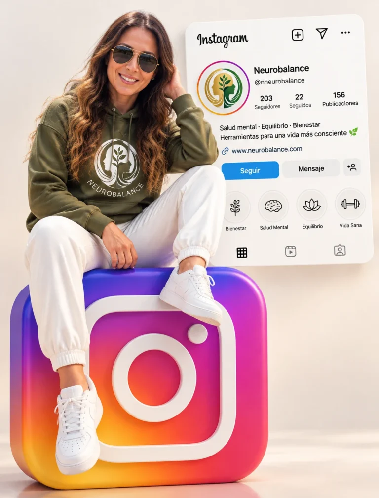 Промпт для генерации изображений: гиперреалистичный портрет на фоне Instagram