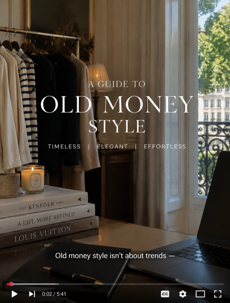 Промпт для генерации изображений в стиле old money