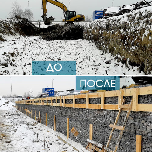 Кудрово Габионы