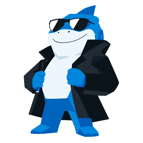 Polygonal Shark in Coat preview