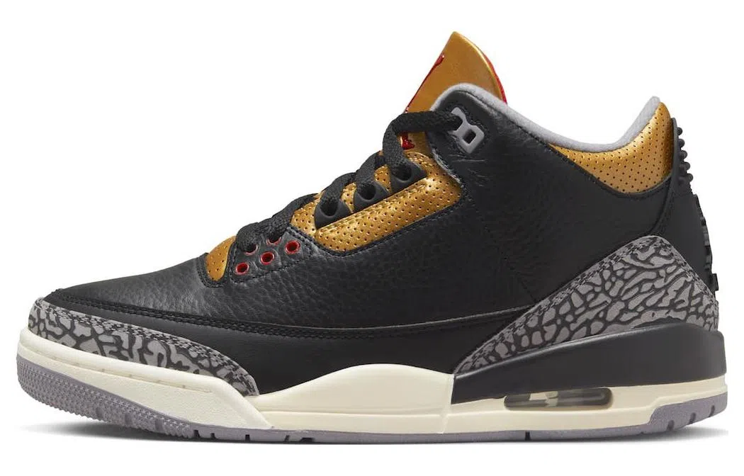 Кроссовки Air Jordan 3 Retro "Black Gold"