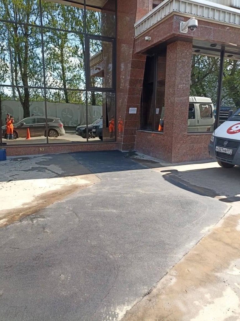 Демонтажные работы старого дорожного покрытия