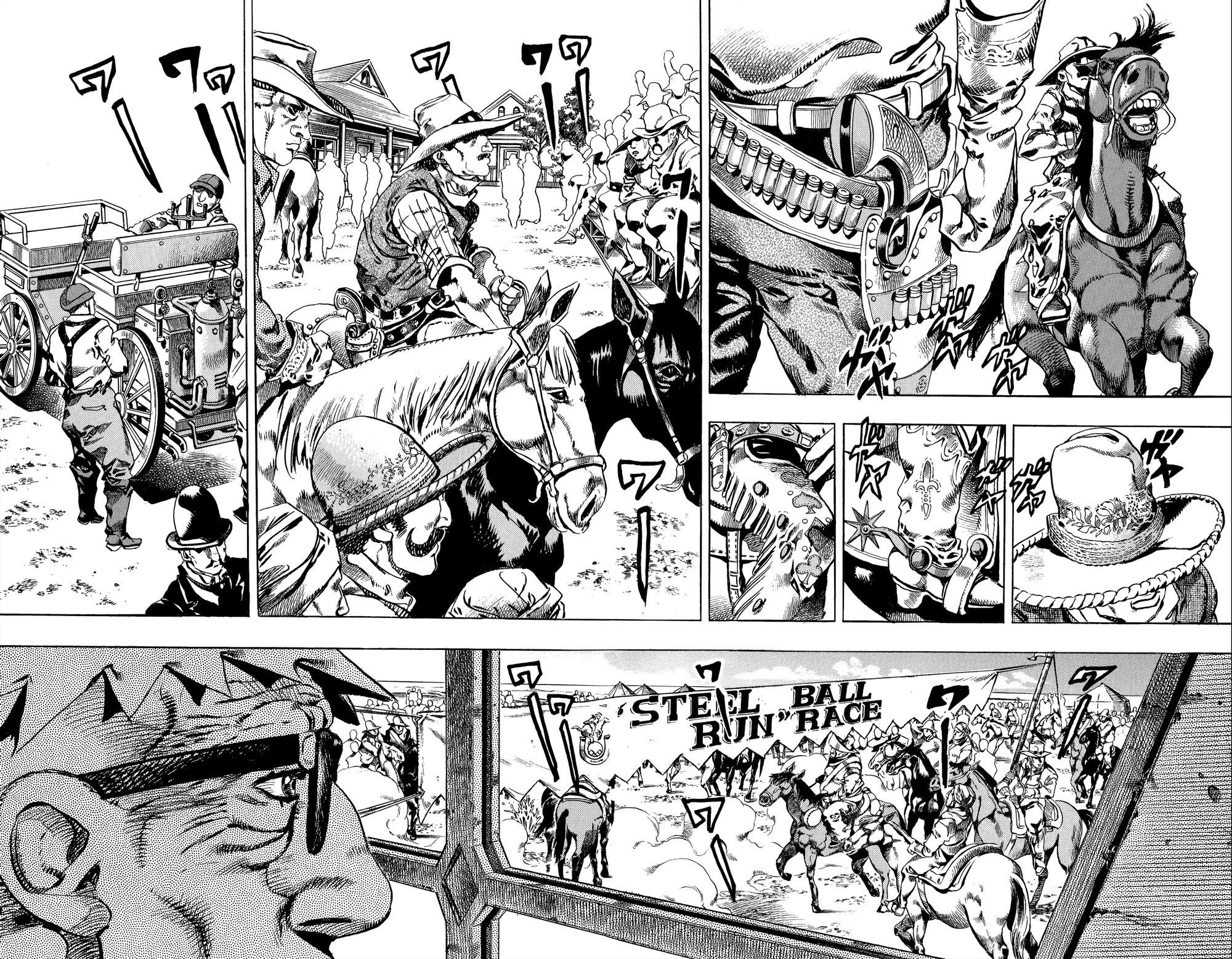 Глава 1: Пресс-конференция Steel Ball Run - страница 29