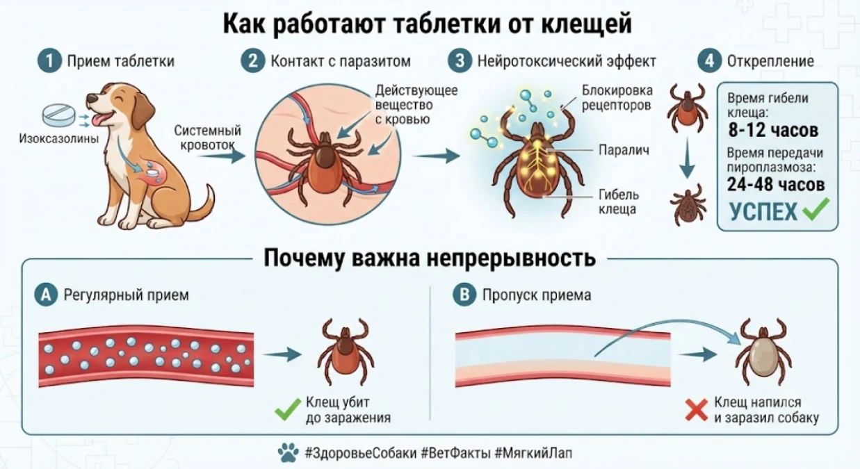 Миф о «невкусной крови»: Как на самом деле работают таблетки от клещей и почему они жизненно необходимы
