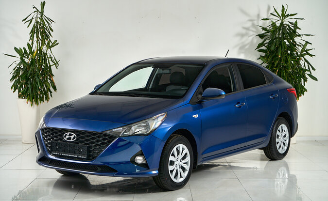 Hyundai Solaris Active Plus 1.6 123 л.с. AT Синий