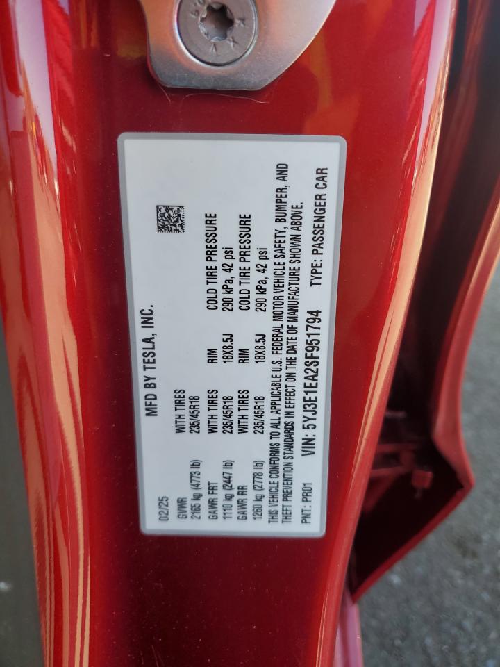2025 Tesla Model 3