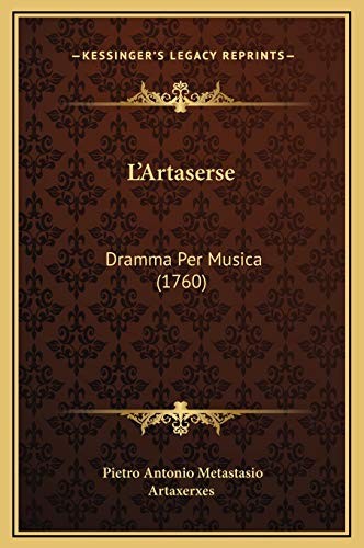 Обложка L'Artaserse