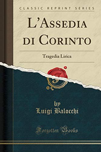 Обложка L'assedio di Corinto