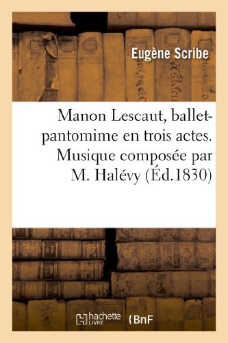 Обложка Manon Lescaut