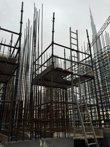 Ход строительства Volta Tower, Downtown Dubai — 11 апреля 2026, готовность 20,79%, снимок 2 из 10
