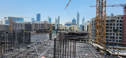 Ход строительства Rose Gardens 1, Jumeirah Garden City — 8 июня 2026, готовность 27,82%, снимок 5 из 9