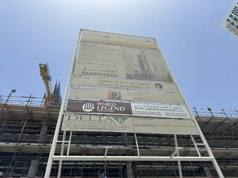 Ход строительства Nexara Tower, Jumeirah Village Circle — 21 мая 2026, готовность 15,74%, снимок 3 из 5