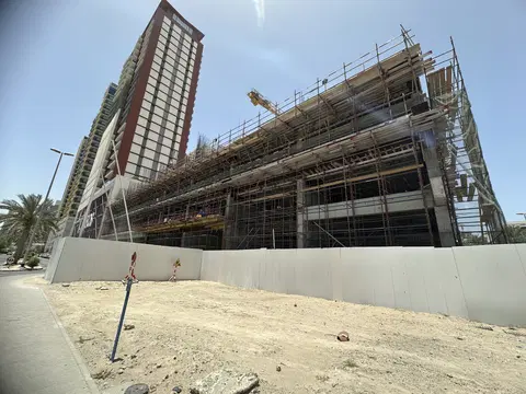 Ход строительства Nexara Tower, Jumeirah Village Circle — 21 мая 2026, готовность 15,74%, снимок 2 из 5