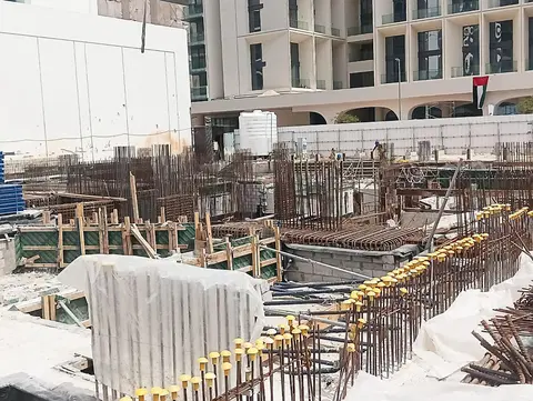 Ход строительства Olivia Gardens Residence, Jumeirah Garden City — 15 апреля 2026, готовность 5,45%, снимок 3 из 5