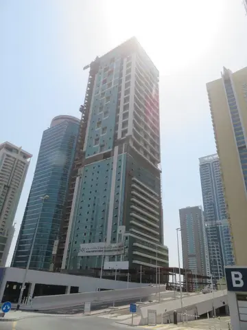 The Wind Tower I, Jumeirah Lakes Towers construction progress — 10 August 2023, 74.58% complete, photo 8 of 10