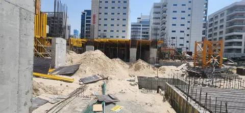 Evergrin House 2, Jumeirah Garden City construction progress — 21 July 2026, 10.29% complete, photo 4 of 5