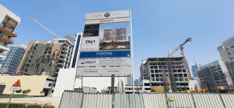 Evergrin House 2, Jumeirah Garden City construction progress — 21 July 2026, 10.29% complete, photo 3 of 5