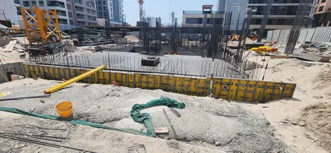 Evergrin House 2, Jumeirah Garden City construction progress — 21 July 2026, 10.29% complete, photo 2 of 5