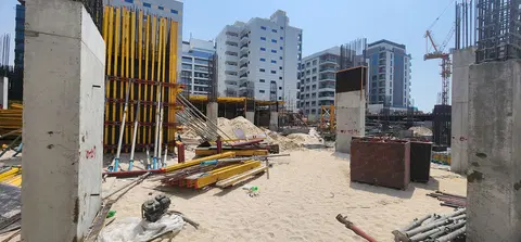 Evergrin House 2, Jumeirah Garden City construction progress — 21 July 2026, 10.29% complete, photo 1 of 5