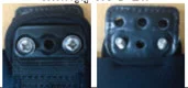 Петля для ног JP 23 Footstrap Black/Blue - Double Plug including 4 Screws
