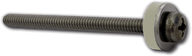 Запчасти Винты для плавника Jp-Australia Fin Screw M6x50 - PH3 including metal and rubber washer