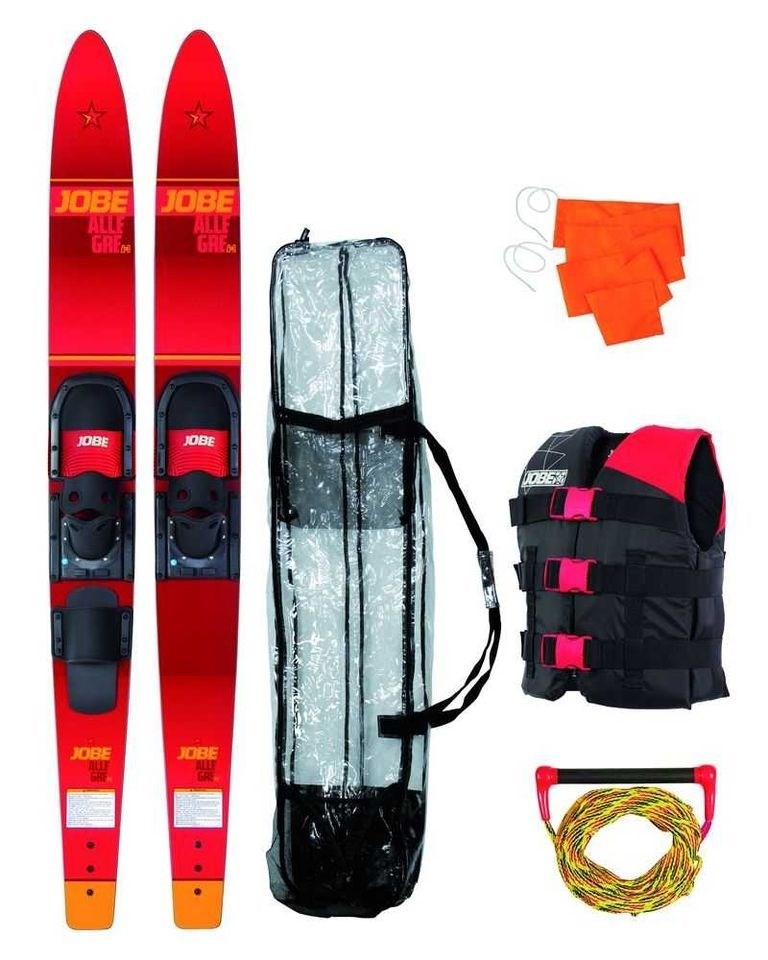 Allegre 59 Combo Skis Red Pack.