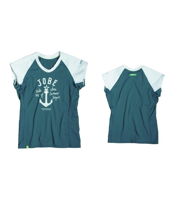 Rash Guard V-Neck Women Chrome
