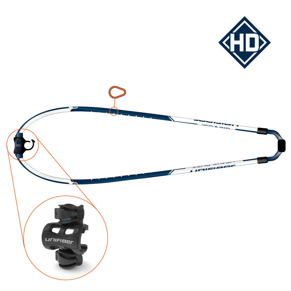 Гик Unifiber 23 Aluminium 26mm HD Monocoque V-grip 180-230