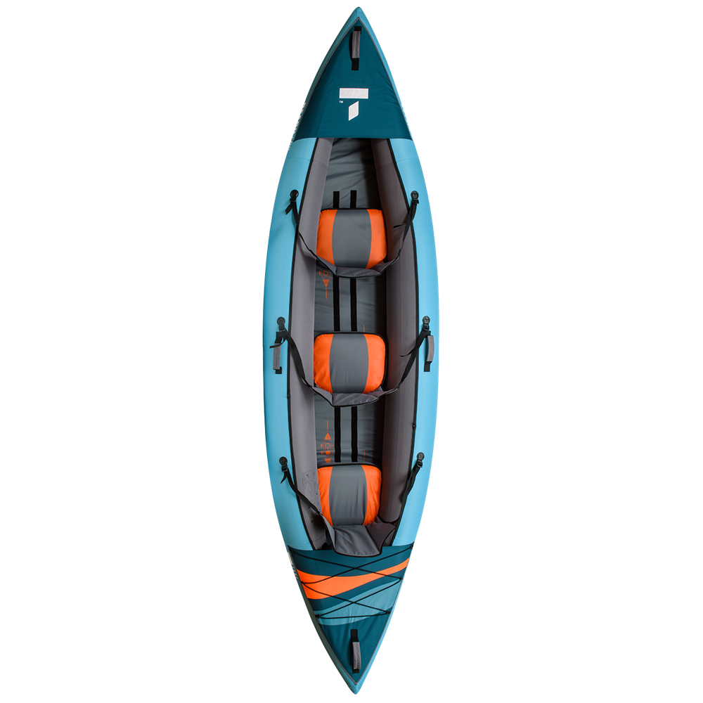 Каяк надувной TAHE 2021 BEACH LP3 PACK (с 3 веслами, вместимость 2+1)